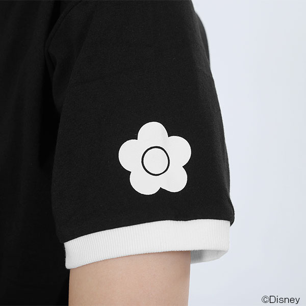 ミニーマウスアイコンデザイン Tシャツ（ブラック）