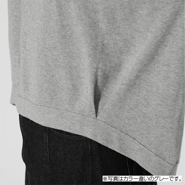 ボックスタックニット プルオーバー（ブラック）