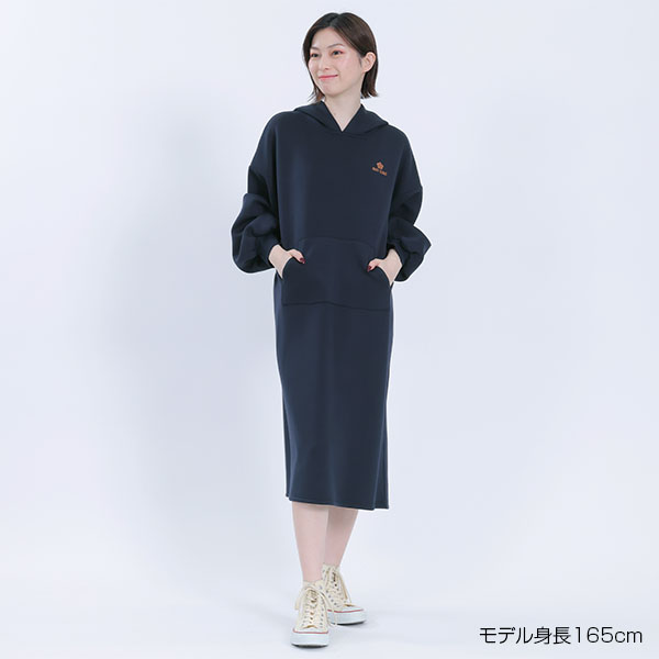 ロゴボンディング ワンピース（ネイビー）