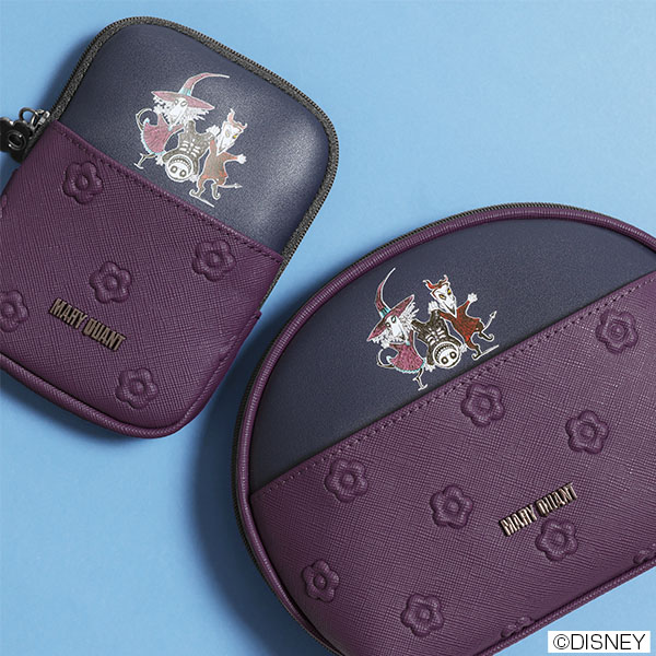 ロック＆ショック＆バレルデザイン ラウンドポーチL（パープル）