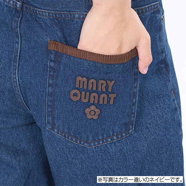 レトロロゴデニム パンツ（ブラック）