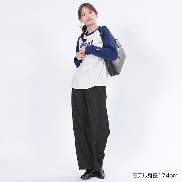 レトロロゴデニム パンツ（ブラック）