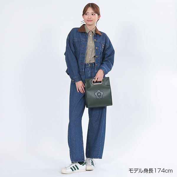 レトロロゴデニム ブルゾン（ネイビー）