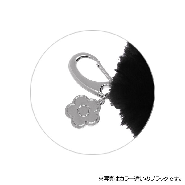 エコファー バッグチャーム（ブルー）