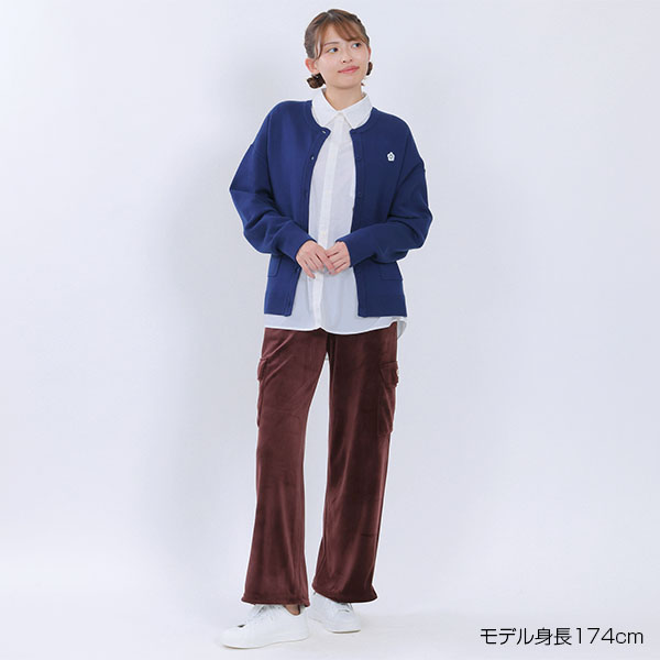 ボンディングデイジーニット カーディガン（ブルー）
