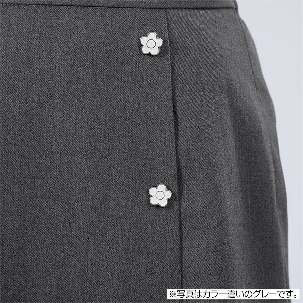 デイジーボタンスカート パンツ(ブラック)
