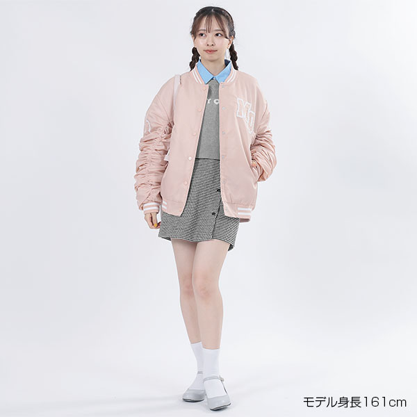 デイジーボタンスカート パンツ(ブラック×ホワイト)