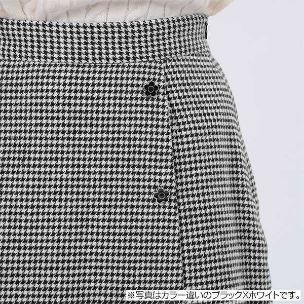 デイジーボタンスカート パンツ(ブラウン)