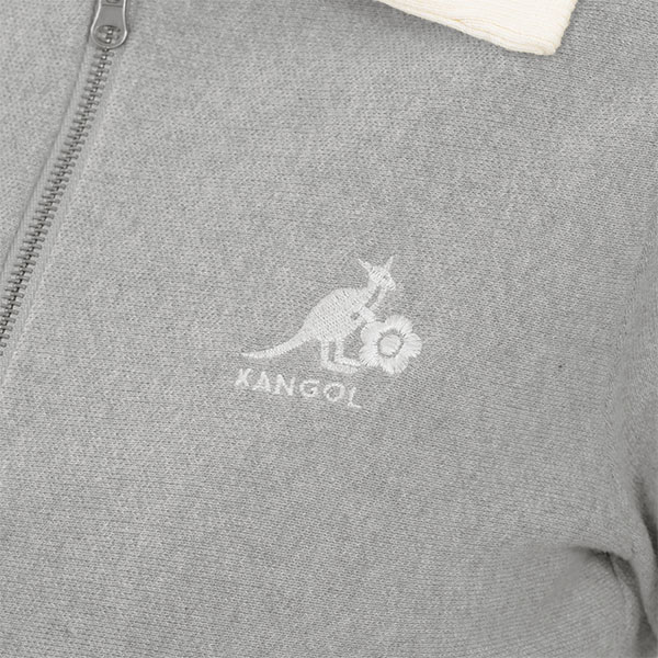 KANGOL×MQ ニット ワンピース（グレー）