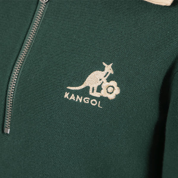 KANGOL×MQ ニット ワンピース（グリーン）