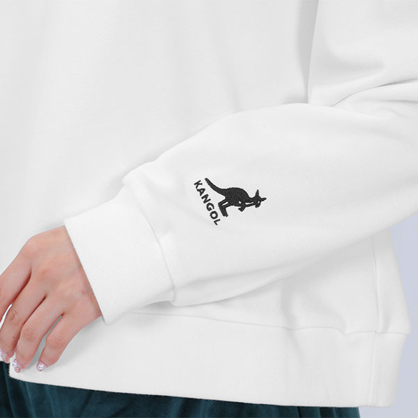 KANGOL×MQ ポロ プルオーバー（ホワイト）