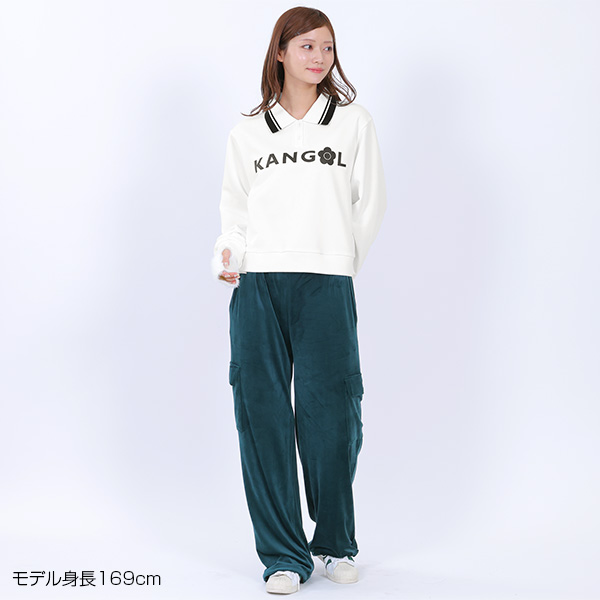 KANGOL×MQ ポロ プルオーバー（ホワイト）