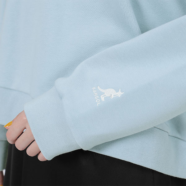 KANGOL×MQ ポロ プルオーバー（ブルー）