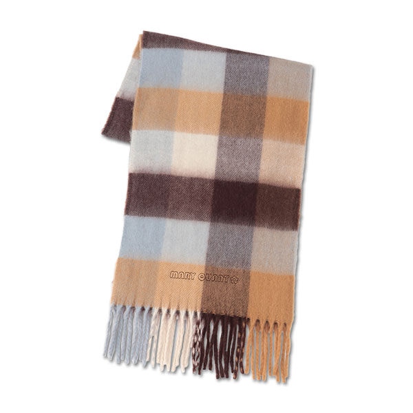 ソフトブークレー ストール（ブラウン）