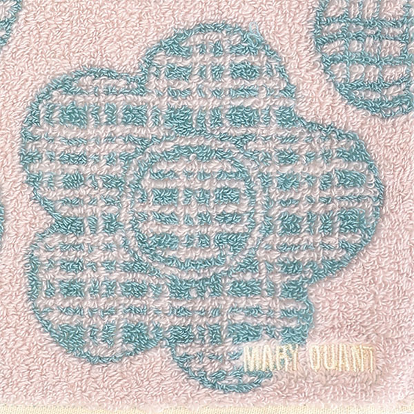 レトロチェック ミニタオル(ピンク)