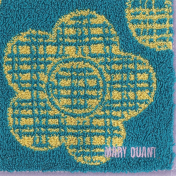 レトロチェック ミニタオル(グリーン)