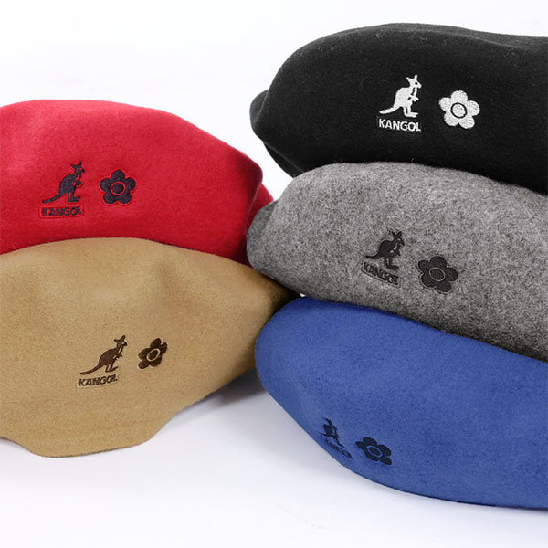 KANGOL×MQ ベレー帽（ベージュ）