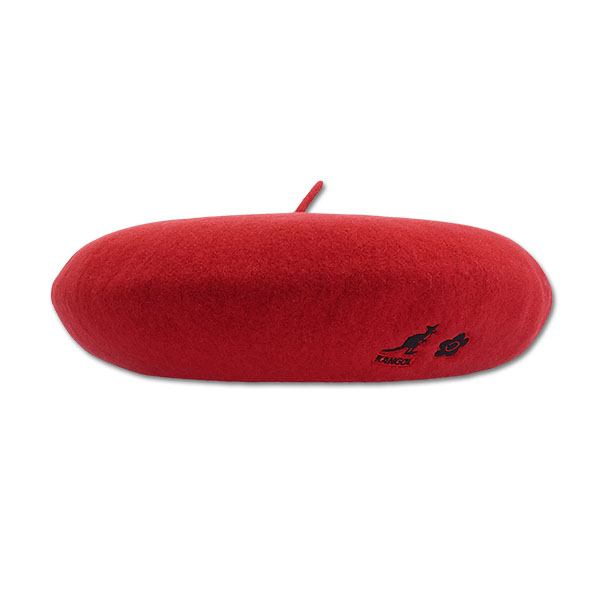 KANGOL×MQ ベレー帽（レッド）