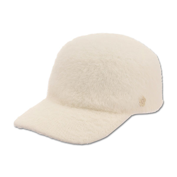 アンゴラライク キャップ（ホワイト）