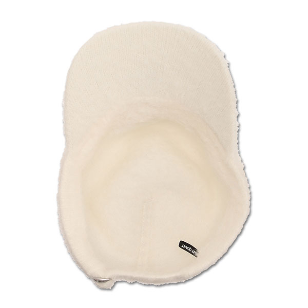 アンゴラライク キャップ(ホワイト)