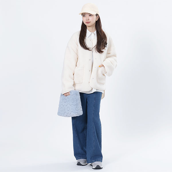 アンゴラライク キャップ(ホワイト)