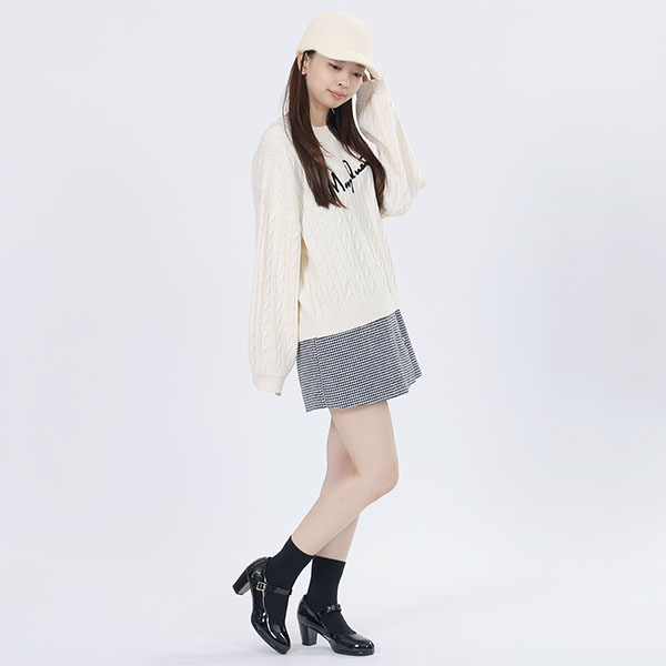 アンゴラライク キャップ(ホワイト)