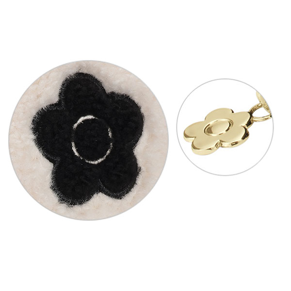 デイジーボア 舟型ポーチミニ(アイボリー)