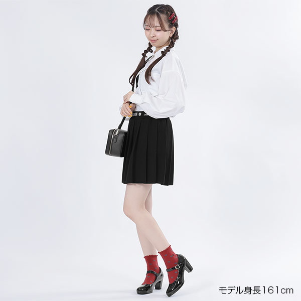 スムースニット スカート（ブラック）