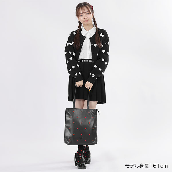 スムースニット スカート（ブラック）