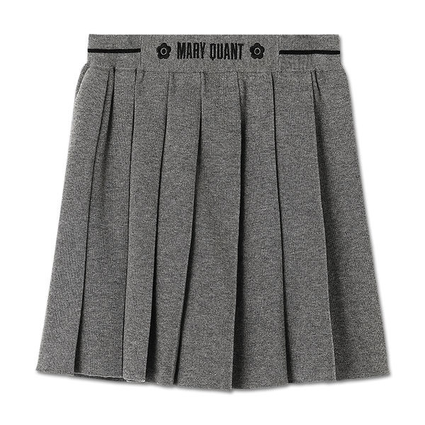 スムースニット スカート（グレー）