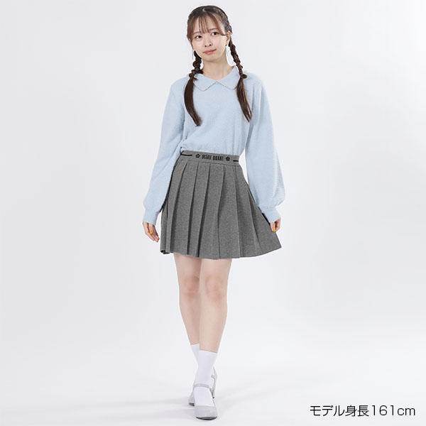 スムースニット スカート（グレー）