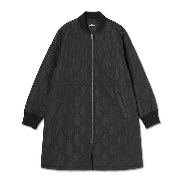 デイジーキルト中綿 ブルゾン（ブラック）