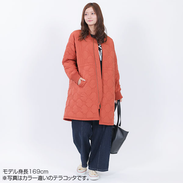 デイジーキルト中綿 ブルゾン（ブラック）