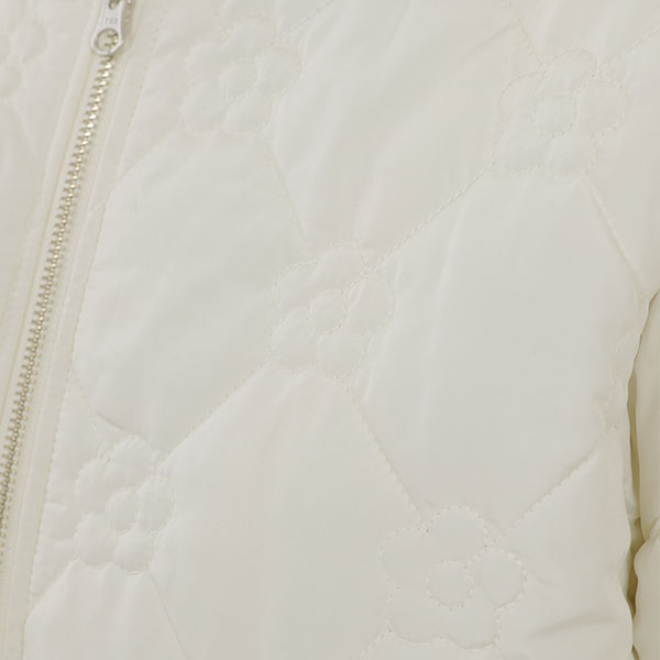 デイジーキルト中綿 ブルゾン（アイボリー）