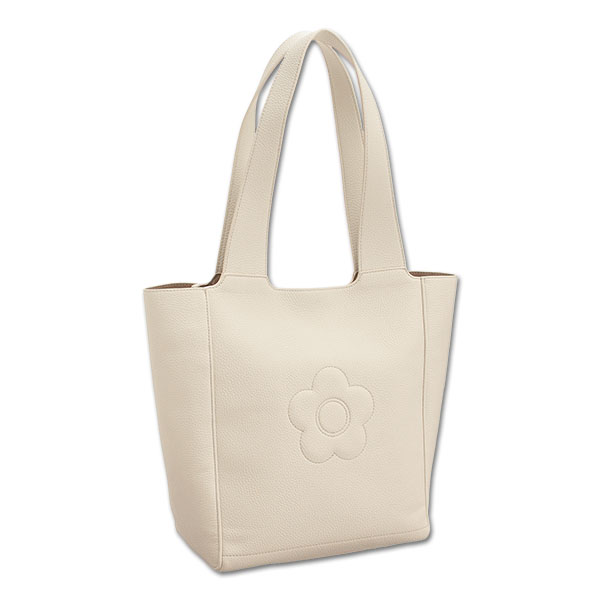 インナースエードデイジー トート（アイボリー）
