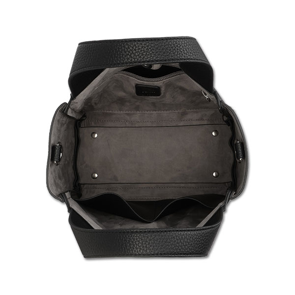 インナースエードデイジー 2WAYミニトート（ブラック）