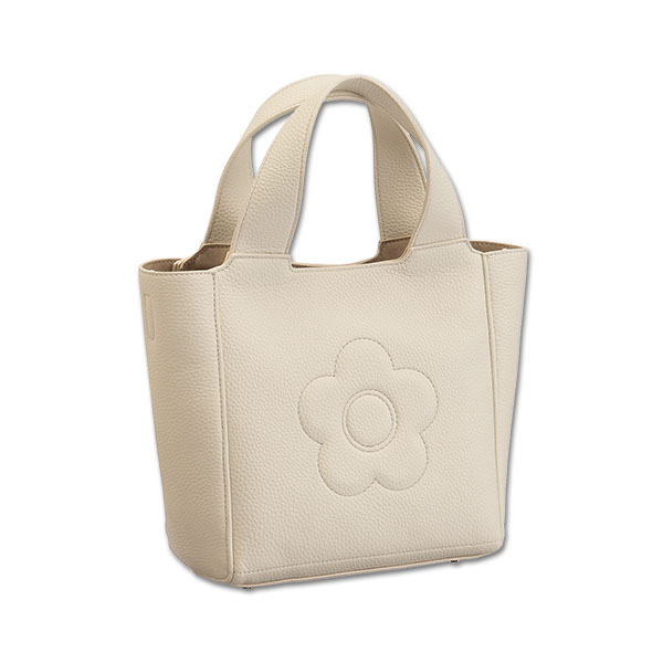 インナースエードデイジー 2WAYミニトート（アイボリー）