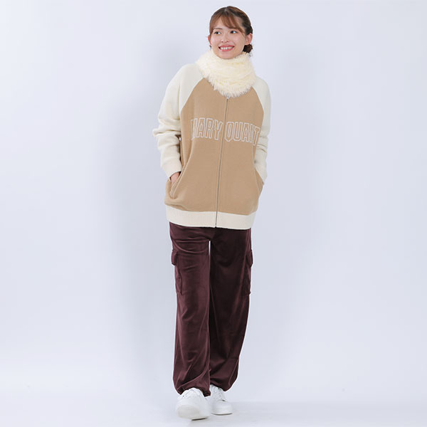 シャギー マフラー(ホワイト)