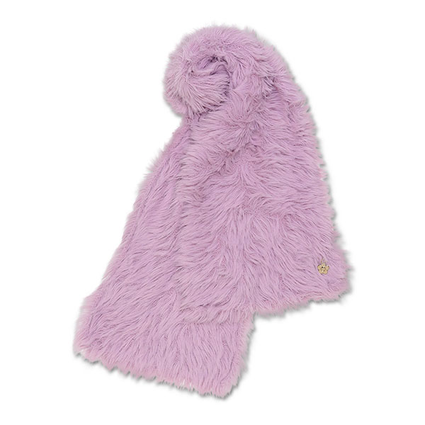 シャギー マフラー（パープル）