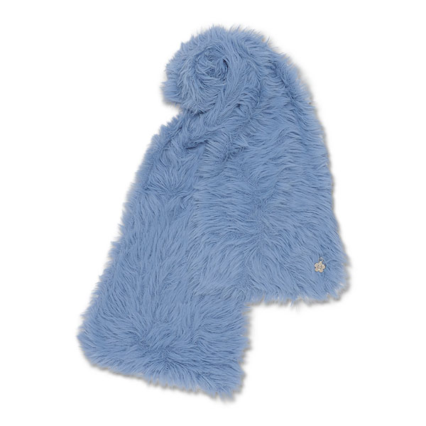 シャギー マフラー（ブルー）