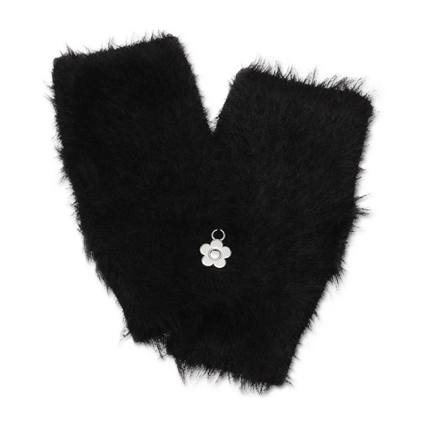 シャギー ハンドウォーマー(ブラック)