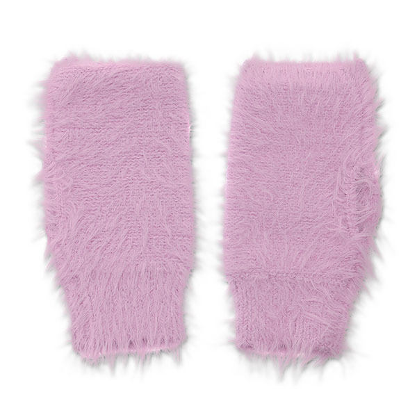 シャギー ハンドウォーマー(パープル)
