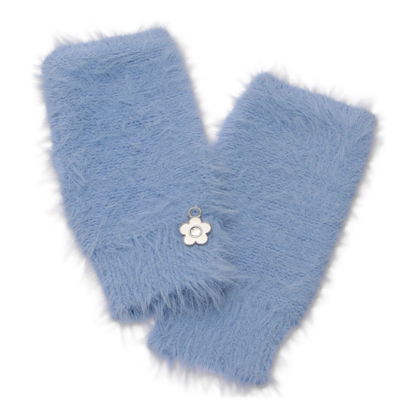 シャギー ハンドウォーマー(ブルー)