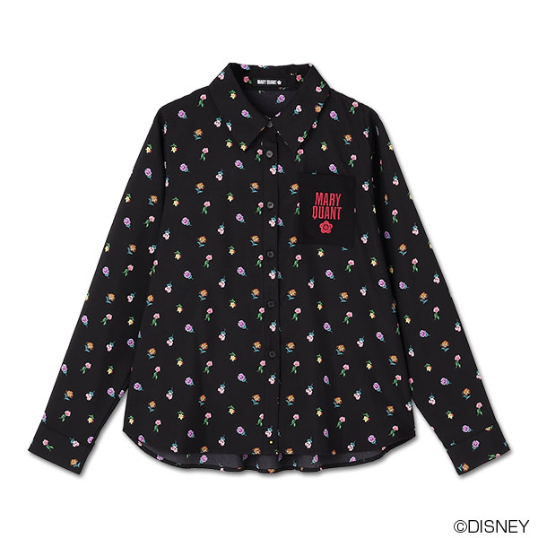 フラワーズオブワンダーランド ブラウス（ブラック）