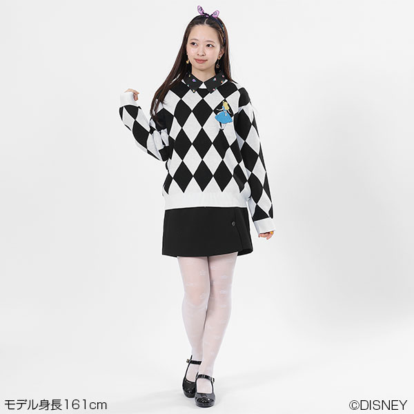 フラワーズオブワンダーランド ブラウス（ブラック）