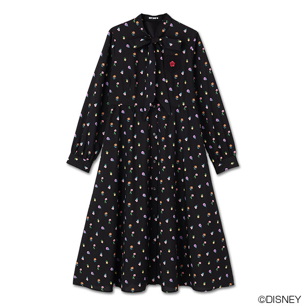 フラワーズオブワンダーランド ワンピース（ブラック）