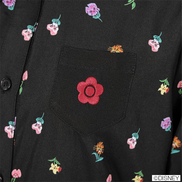 フラワーズオブワンダーランド ワンピース(ブラック)