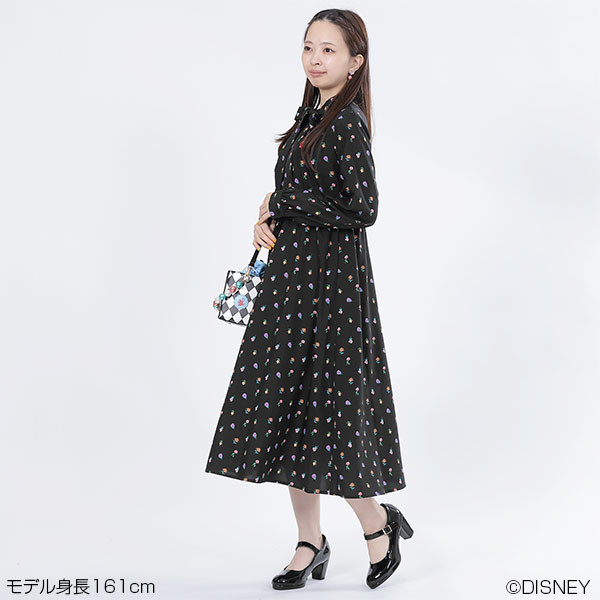 フラワーズオブワンダーランド ワンピース(ブラック)