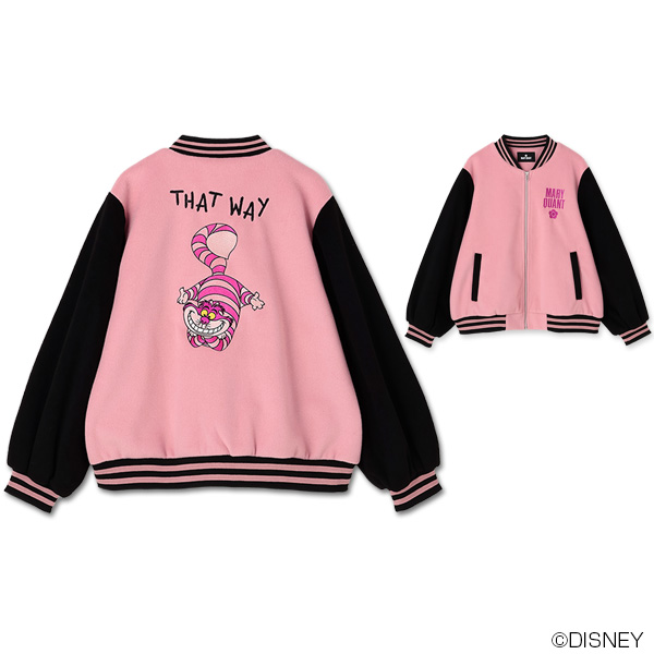 チェシャ猫デザイン ブルゾン(ピンク)