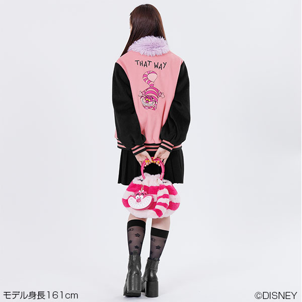 チェシャ猫デザイン ブルゾン(ピンク)